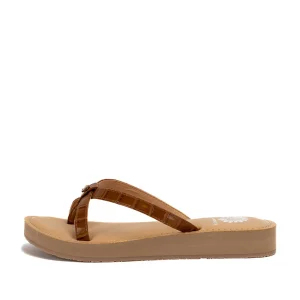 Women Yellow Box Flip Flops>Aesy