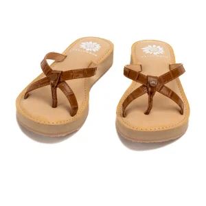 Women Yellow Box Flip Flops>Aesy