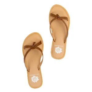 Women Yellow Box Flip Flops>Aesy