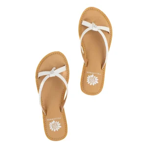 Women Yellow Box Flip Flops>Aesy