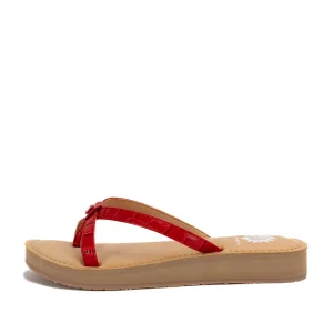 Women Yellow Box Flip Flops>Aesy