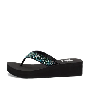 Women Yellow Box Flip Flops>Africa Wedge Sandal