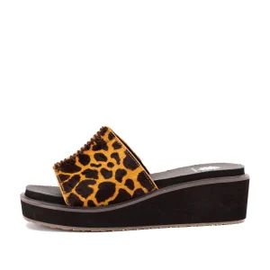 Women Yellow Box Slides>Alley Wedge Slide