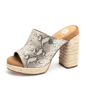 Women Yellow Box Heels & Wedges>Ambur