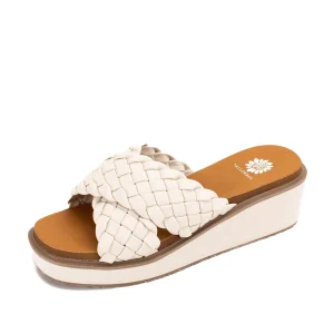 Women Yellow Box Heels & Wedges>Arny Wedge Slide