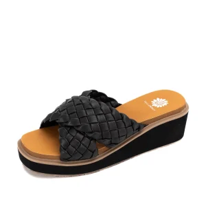 Women Yellow Box Heels & Wedges>Arny Wedge Slide