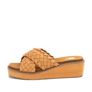 Women Yellow Box Heels & Wedges>Arny Wedge Slide