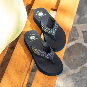 Women Yellow Box Flip Flops>Barbara Sandal