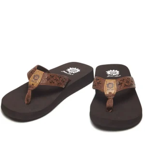 Women Yellow Box Flip Flops>Benji Flip Flop