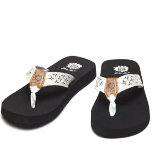 Women Yellow Box Flip Flops>Benji Flip Flop