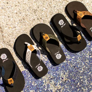 Women Yellow Box Flip Flops>Benji Flip Flop