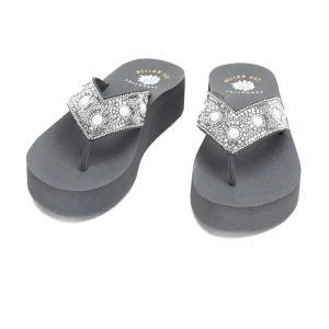 Women Yellow Box Flip Flops>Blakely