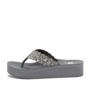 Women Yellow Box Flip Flops>Boem