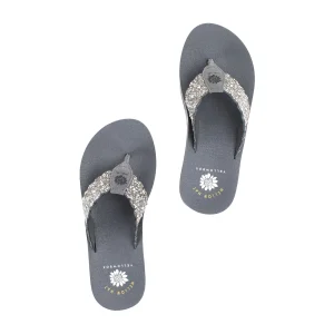 Women Yellow Box Flip Flops>Boem