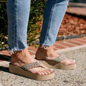 Women Yellow Box Flip Flops>Boem