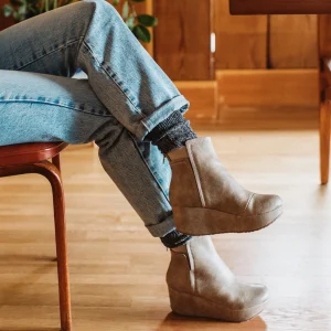 Women Yellow Box Heels & Wedges>Brit Y Wedge Ankle Boot