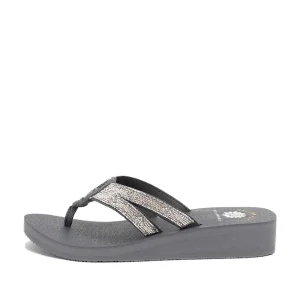 Women Yellow Box Flip Flops>Cadeen