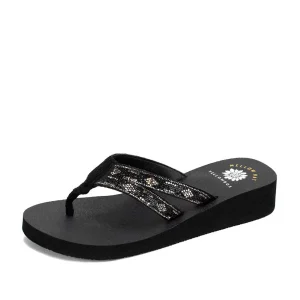 Women Yellow Box Flip Flops>Cadeen