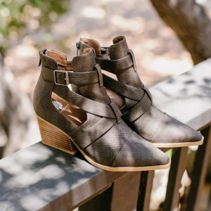 Women Yellow Box Boots & Booties>Canoly Cut-Out Bootie