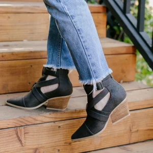 Women Yellow Box Boots & Booties>Canoly Cut-Out Bootie