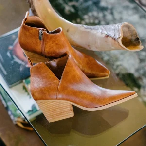 Women Yellow Box Boots & Booties>Capriana Cut-Out Bootie