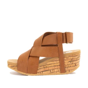Women Yellow Box Sandals>Cavalli Wedge Sandal