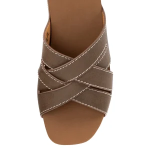 Women Yellow Box Slides>Clever Wedge Sandal