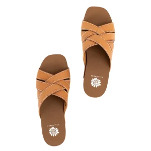 Women Yellow Box Slides>Clever Wedge Sandal