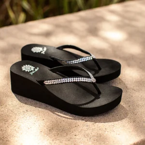 Women Yellow Box Heels & Wedges>Custard Wedge Sandal