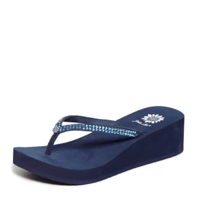 Women Yellow Box Heels & Wedges>Custard Wedge Sandal