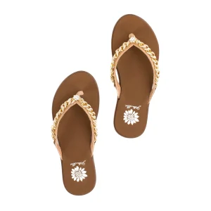 Women Yellow Box Flip Flops>Dana Flip Flop Sandal