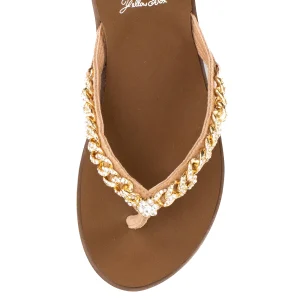 Women Yellow Box Flip Flops>Dana Flip Flop Sandal