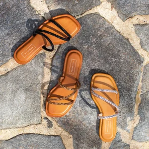 Women Yellow Box Sandals>Darian Flat Sandal