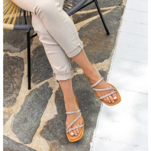 Women Yellow Box Sandals>Darian Flat Sandal