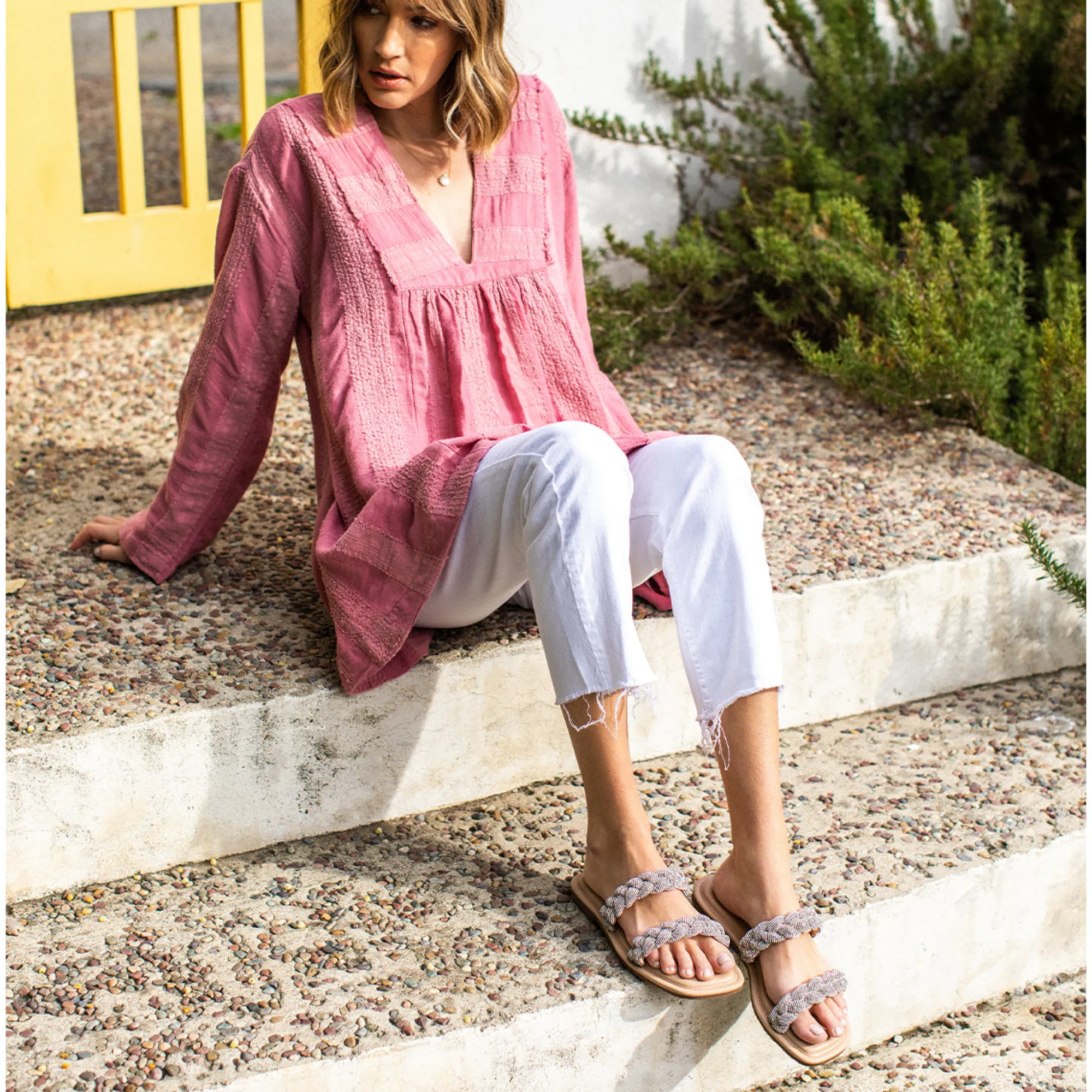 davie_flat_sandal_7-1.webp Women Yellow Box Slides>Davie Flat Sandal