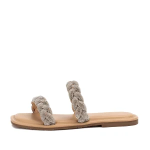 Women Yellow Box Sandals>Davie Flat Sandal