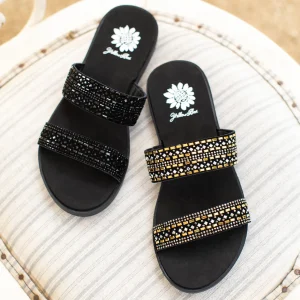 Women Yellow Box Slides>Delfie