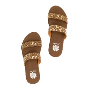 Women Yellow Box Slides>Delfie