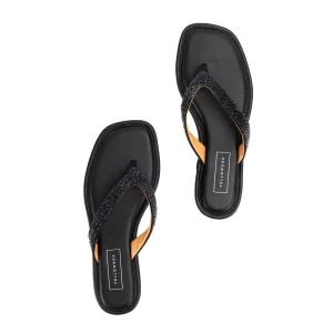 Women Yellow Box Sandals>Della Rhinestone Sandal