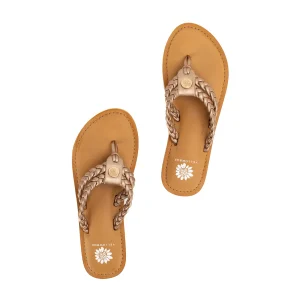 Women Yellow Box Sandals>Devina Flat Sandal
