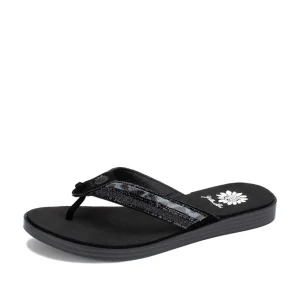 Women Yellow Box Flip Flops>Deycor