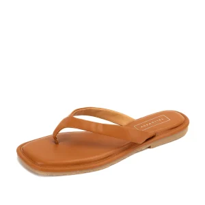 Women Yellow Box Flip Flops>Durham Flat Sandal