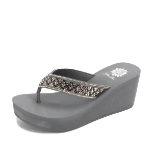 Women Yellow Box Heels & Wedges>Etta Wedge Sandal