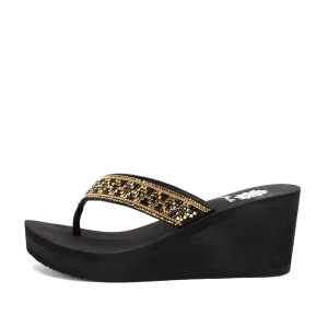 Women Yellow Box Heels & Wedges>Etta Wedge Sandal