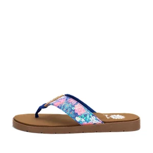 Women Yellow Box Flip Flops>Faintly