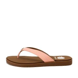 Women Yellow Box Flip Flops>Fallen Logo Sandal