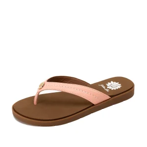 Women Yellow Box Flip Flops>Fallen Logo Sandal