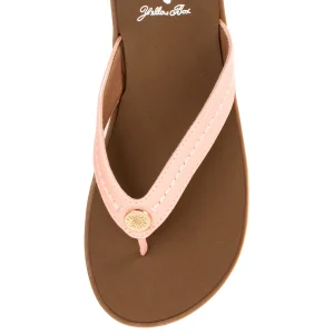 Women Yellow Box Flip Flops>Fallen Logo Sandal