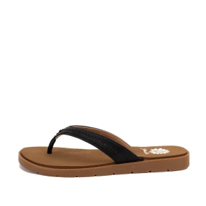 Women Yellow Box Flip Flops>Fallen Logo Sandal