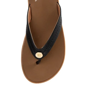 Women Yellow Box Flip Flops>Fallen Logo Sandal